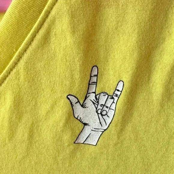 Lularoe size medium yellow shirt - Picture 2 of 4